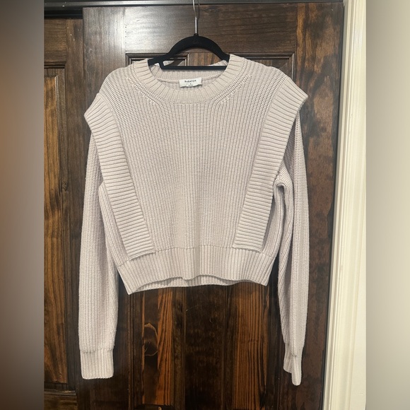 Aritzia Babaton Cream Wool Sweater